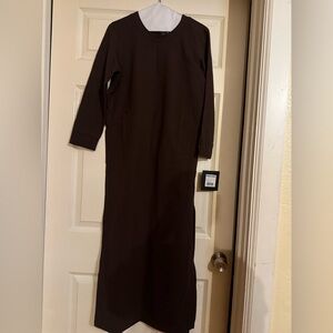 NEW!!! Norma Kamali Chocolate Brown Dress